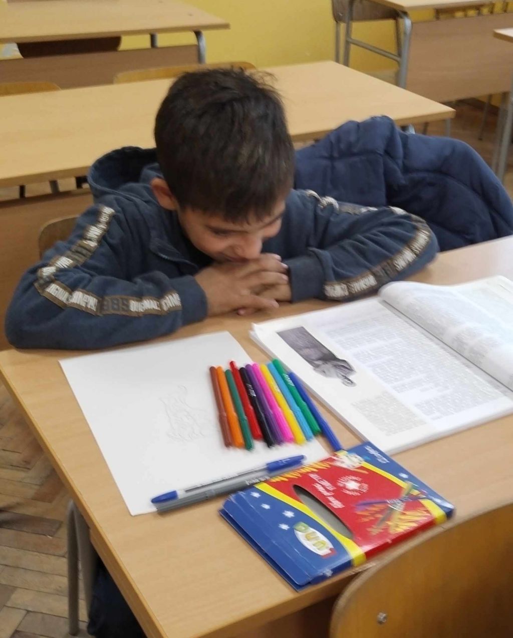 В часа по български език и литература учениците от 6.б клас проведоха Маратон на четенето във връзка с Деня на четенето 9